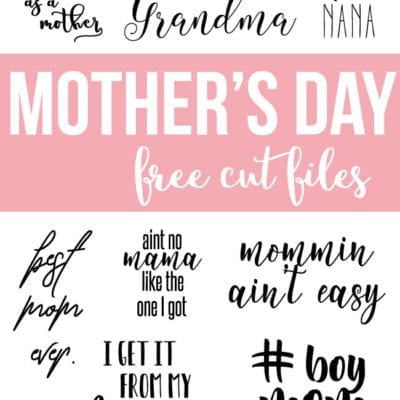 Mother S Day Free Cut Files Dxf And Svg For Silhouette And Cameo Poofy Cheeks