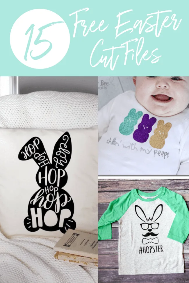 Free Easter Cut Files from around the web. Use with your Silhouette or Cricut machine.
