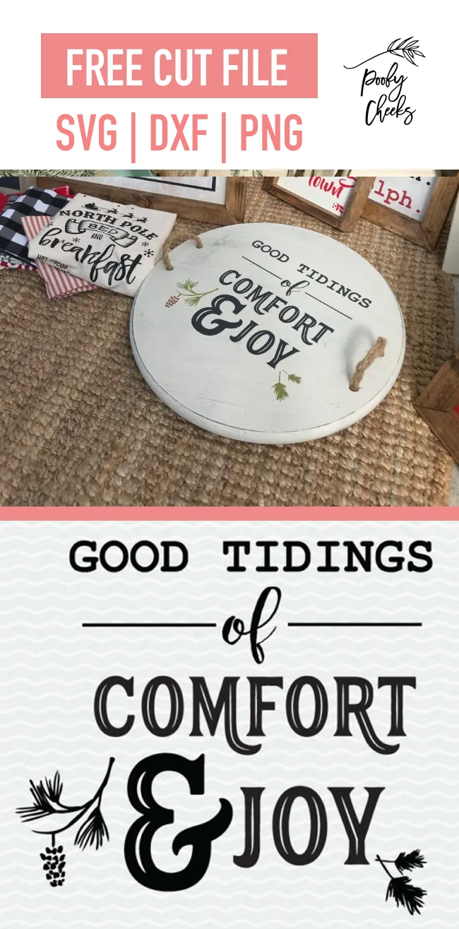 comfort and joy cut file - svg