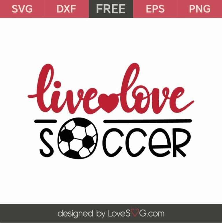 15 Free Soccer Cut Files for Silhouette and Cricut - Poofy Cheeks