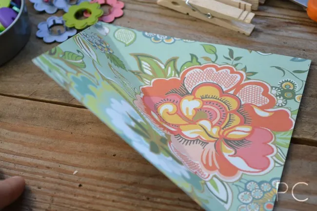 Paper Pinwheel Tutorial - Spring Banner