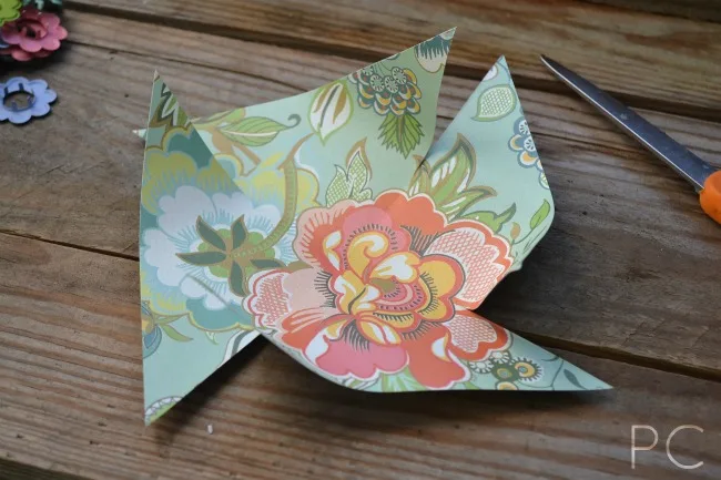 Paper Pinwheel Tutorial - Spring Banner