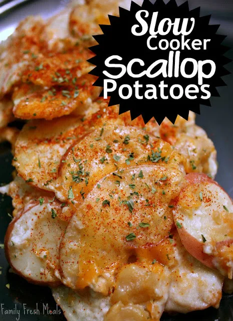 These Crockpot Scalloped Potatoes are a MUST try!