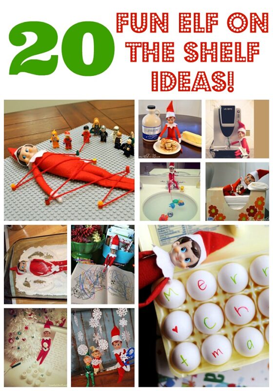 20 Fun Elf on the Shelf Ideas - Ideas for your Elf on the Shelf