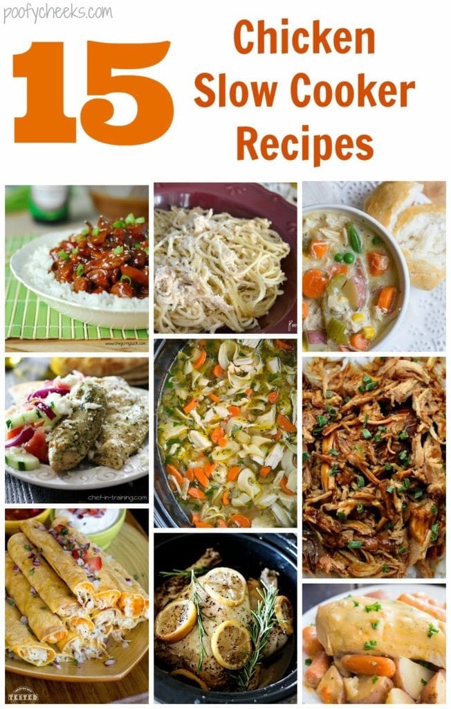 15 Chicken Slow Cooker Recipes