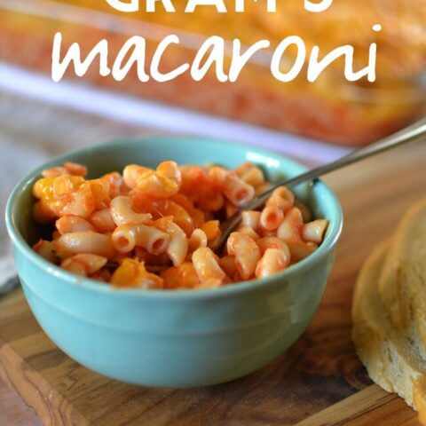 Gram's Macaroni Recipe