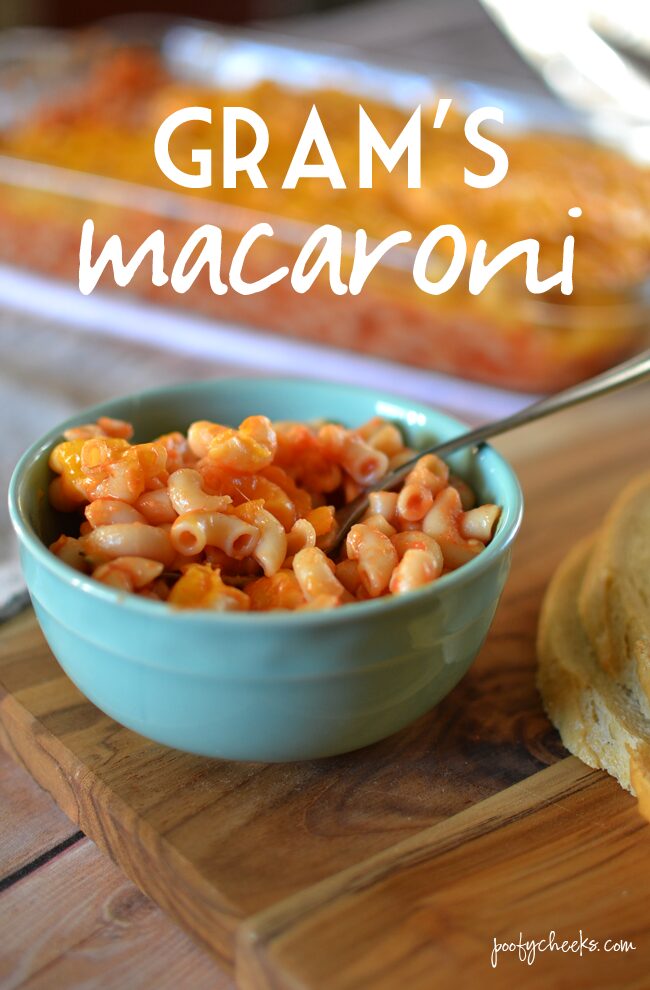 Gram's Macaroni - cheap, easy and the ultimate comfort meal!