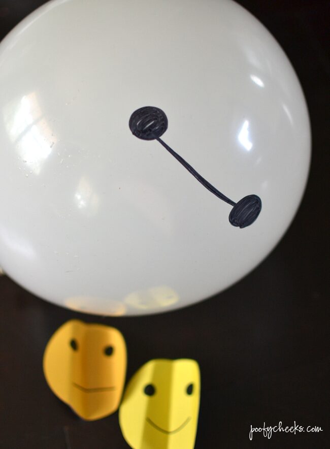 Big Hero 6 Balloon Matching Game - free printables