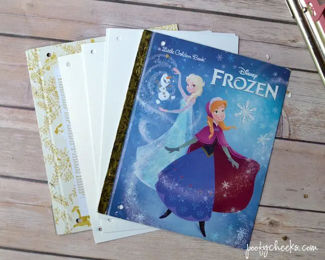 Frozen DIY Disney Autograph Book #DisneySide www.poofycheeks.com