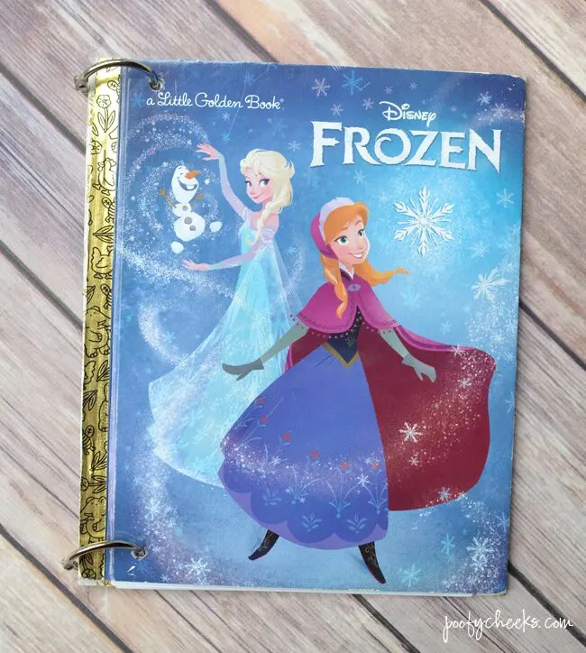 Frozen DIY Disney Autograph Book #DisneySide www.poofycheeks.com