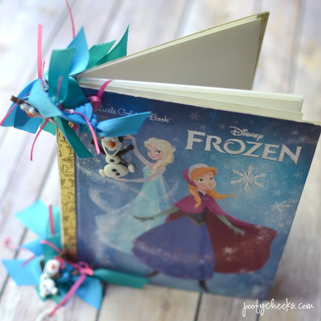 Frozen DIY Disney Autograph Book #DisneySide www.poofycheeks.com