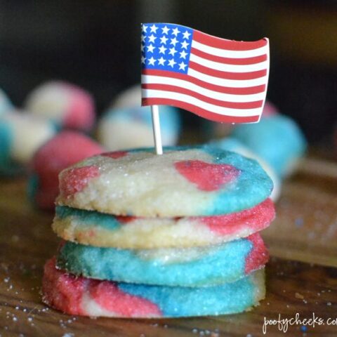 RED WHITE & BLUE COOKIE RECIPE