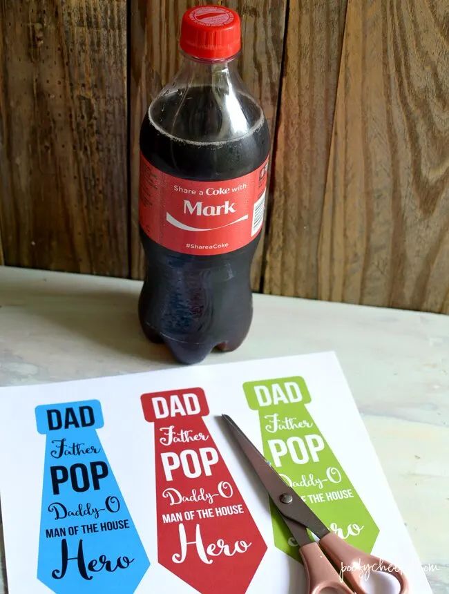 Father’s Day Coke Float Basket with Free Printable – https://poofycheeks.com