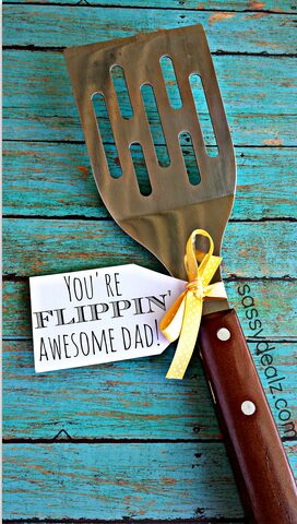 http://www.craftymorning.com/funny-spatula-fathers-day-gift-idea/