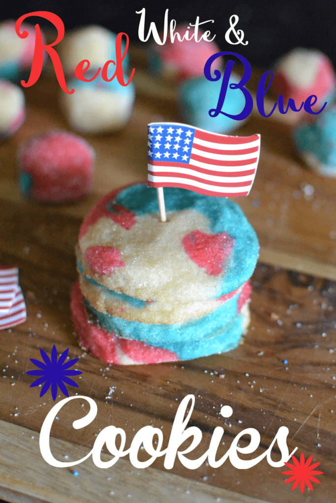 Red White and Blue Sugar Cookies + lots of other Red White and Blue crafts and Recipes