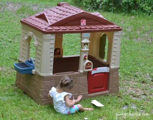 Home Sweet Home Personalized Plastic Playhouse