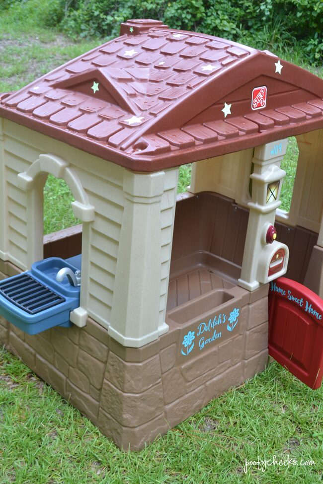 Home Sweet Home Personalized Plastic Playhouse