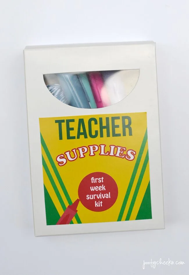 Printable Back to School Teacher Supply Label