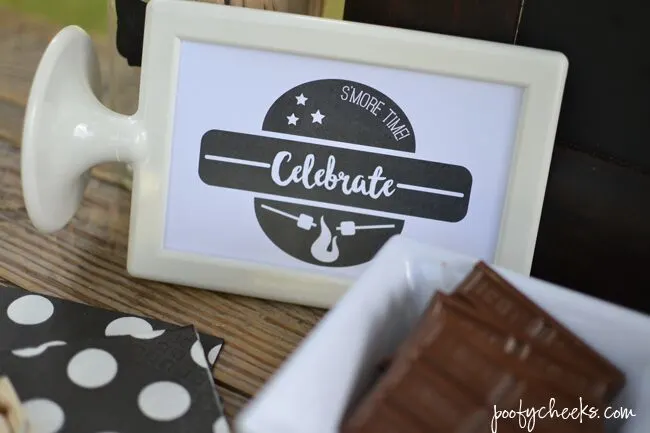 Birthday S'Mores Bar - #LetsMakeSmores