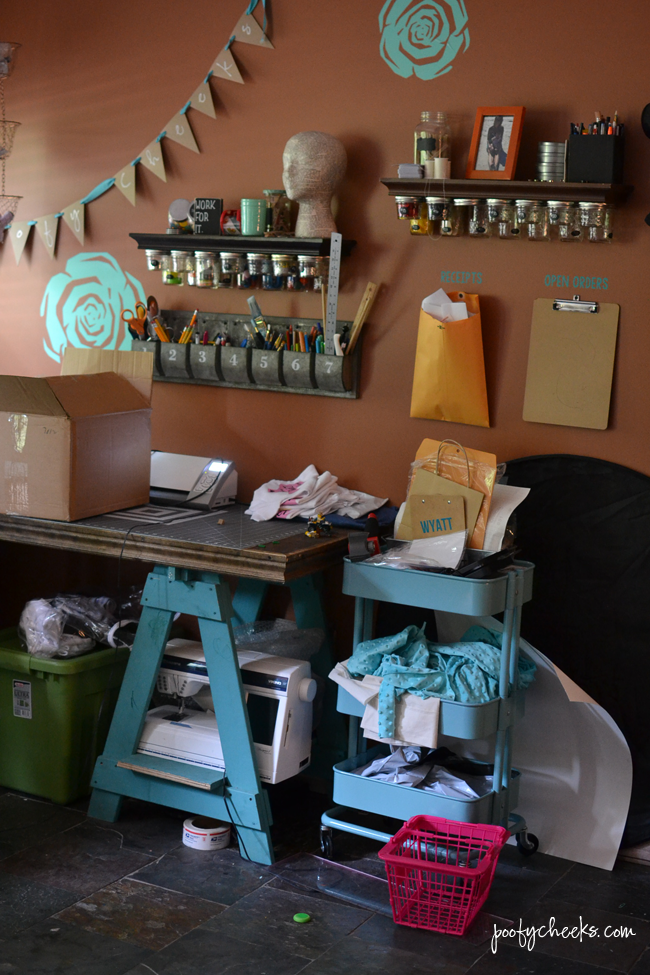 Basement Craft Room