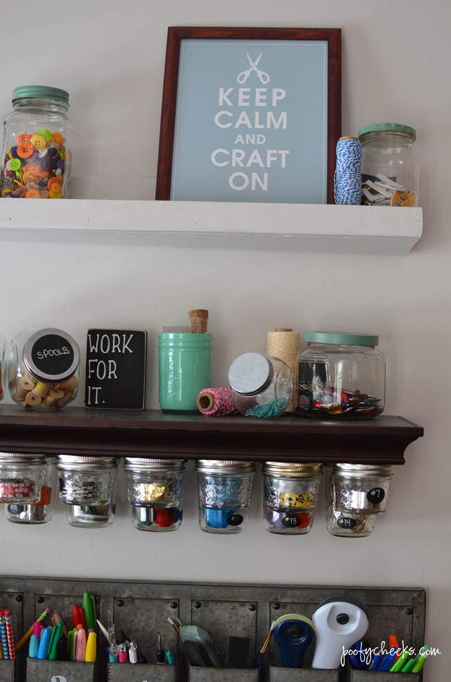 Basement Craft Room