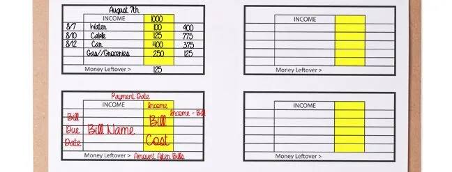 Keep track of money coming in and out with a free bill tracker printable and editable excel file. https://poofycheeks.com