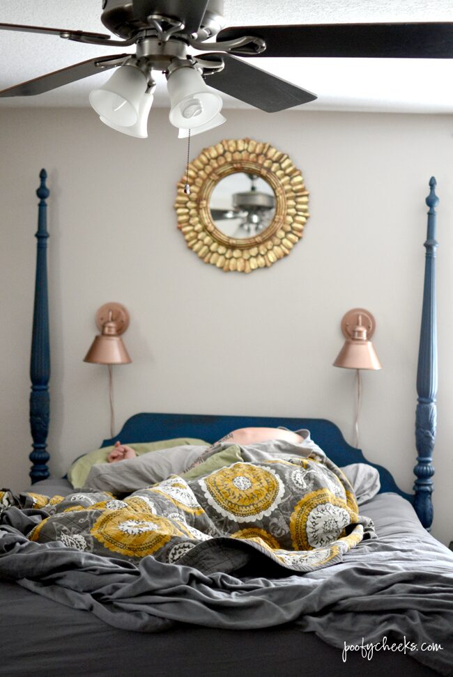 Master Bedroom Redo and Giveaway with BEHR Paints - 2016 Color Trends