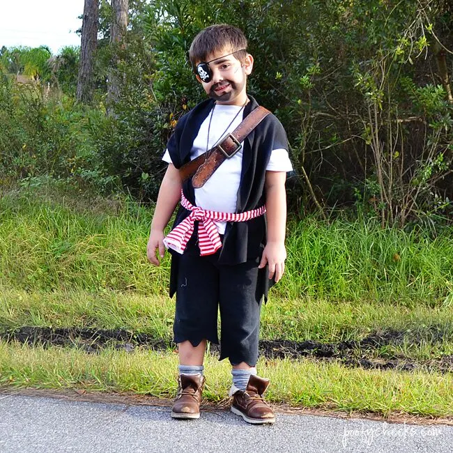 DIY Halloween Costumes for Boys - Ghost and Pirate