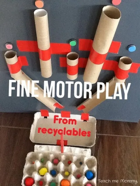 http://www.teach-me-mommy.com/2014/02/fine-motor-play-from-recyclables.html