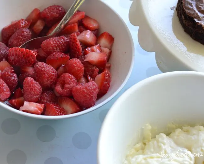 A quick and easy dessert our whole family loves! Fruit pizza using a boxed brownie mix.