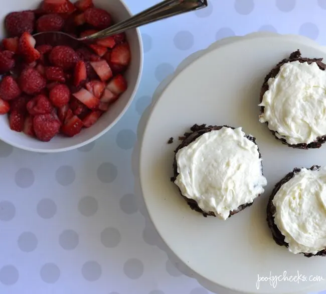 A quick and easy dessert our whole family loves! Fruit pizza using a boxed brownie mix.