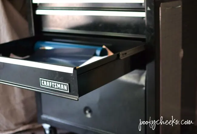 Vinyl and Heat Press Rolling Storage