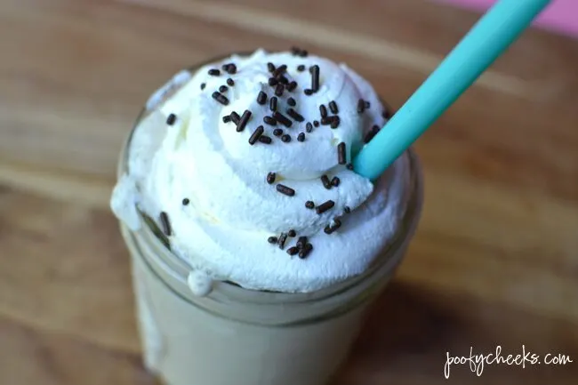 A refreshing summer coffee drink. Grab the recipe for a Vanilla Marshmallow Coffee Milkshake.