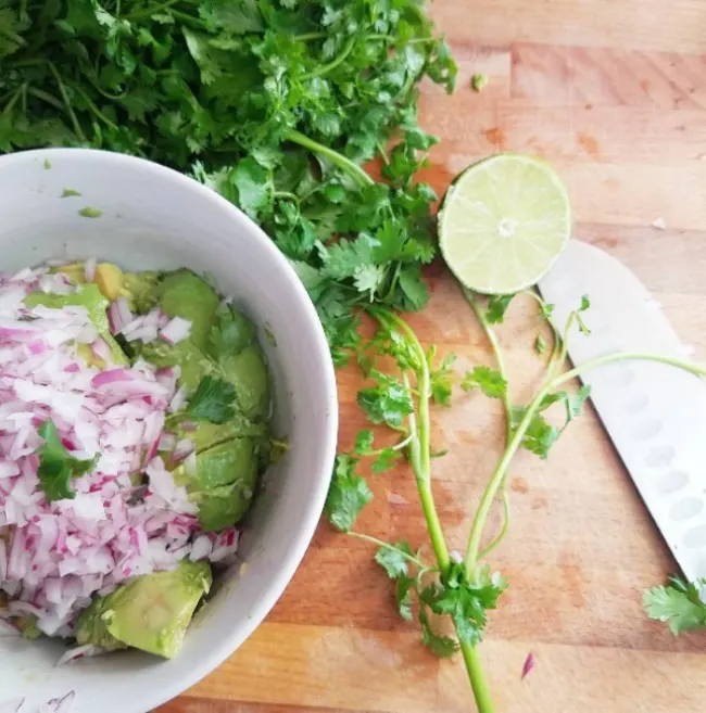 We love this guacamole! It is easy and we can't do taco night without it!