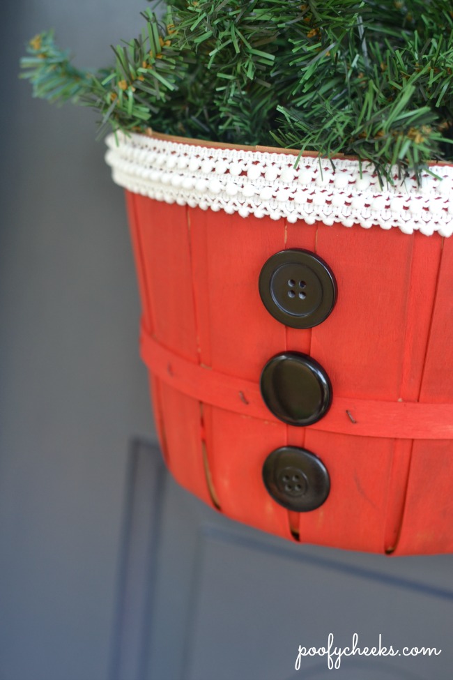 DIY Santa Basket Decoration - Quick and Easy with only 2 Steps!
