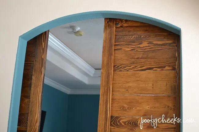 Barn Doors on an Authentic Barn Door Track