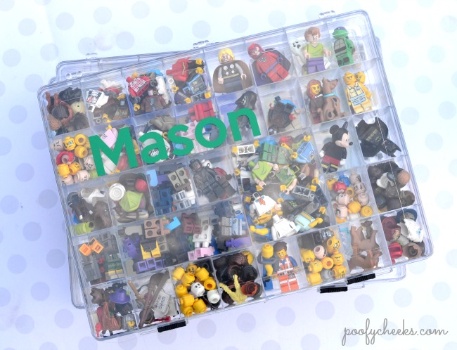 The perfect storage container for small toys. Great for shopkins, twozies, minecraft and lego minifigures!