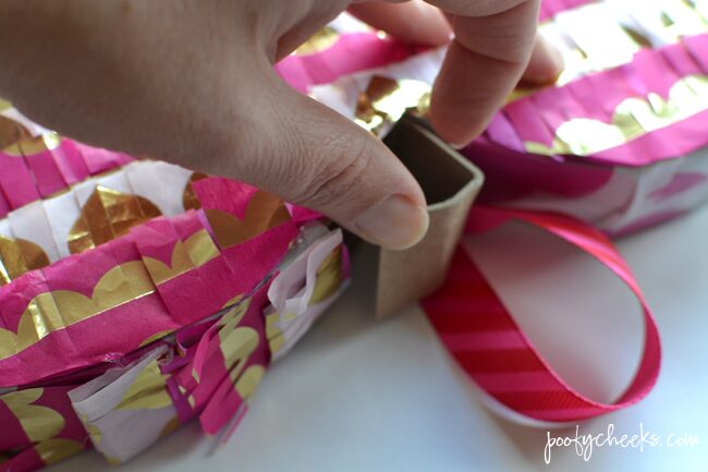 DIY Party Piñata for Valentine's Day - Poofy Cheeks