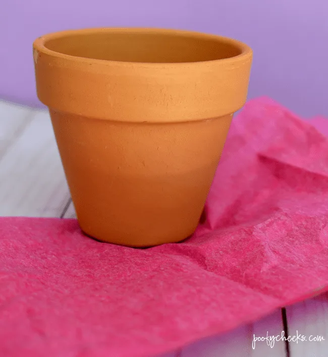 decorated flower pot