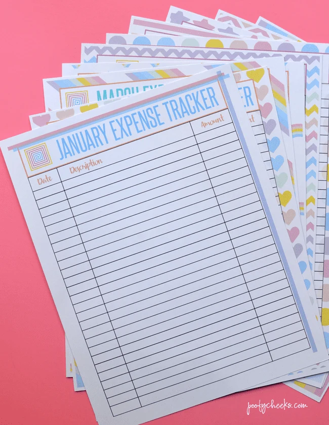 Income and Expense Printables