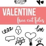 Valentine's Cut Files - Designs to use for Valentine's Day creations.