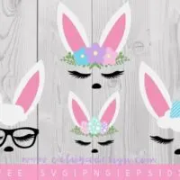 Free Easter Cut Files from around the web. Use with your Silhouette or Cricut machine.