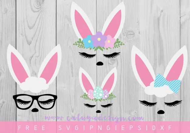 Free Easter Cut Files from around the web. Use with your Silhouette or Cricut machine.