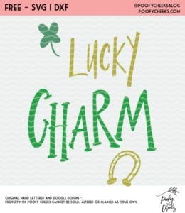 Free St. Patrick's Day Cut Files. Use with Cricut and Silhouette cutting machines. Doodles and hand lettered designs.