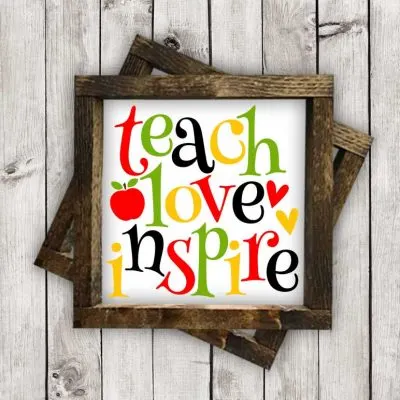 15 Inspiring Teacher Appreciation Cut Files for Silhouette and Cricut Machines from Poofycheeks.com