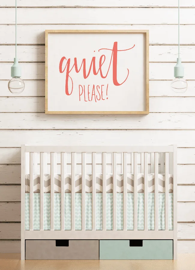 Quiet please cut file for Silhouette and Cricut machines. Grab the DXF, PNG and SVG file. Quiet please cut file for nursery, library or quiet spaces.