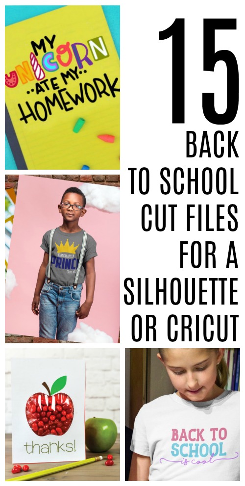 15 Back to School Cut Files for Silhouette and Cricut Machines from Poofycheeks.com