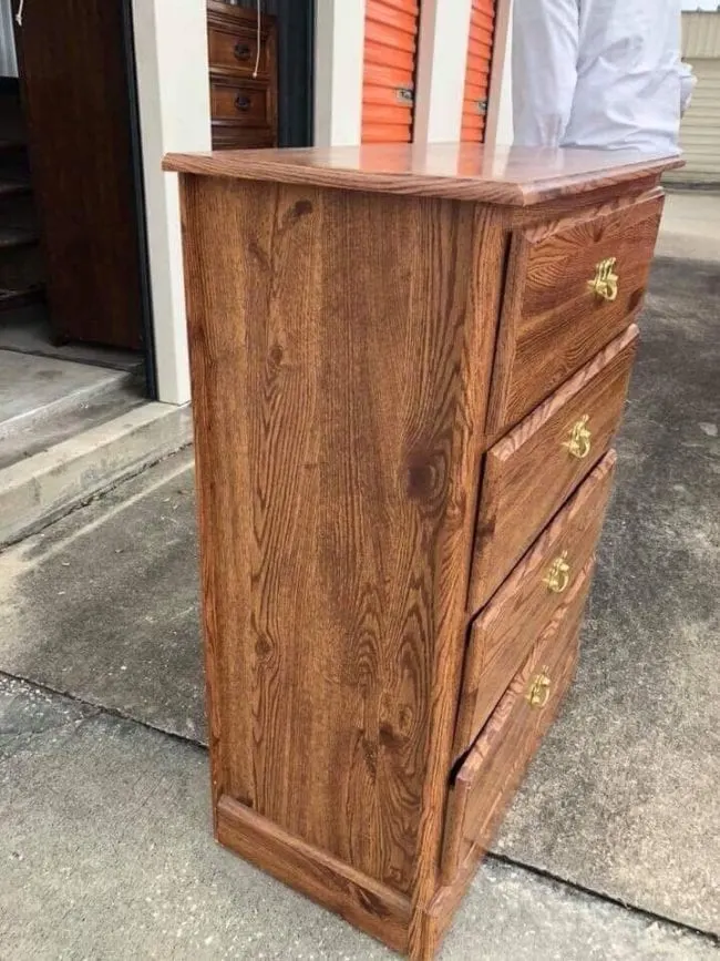 Dresser transformed to Pie Safe - DIY Farmhouse Style Pie Safe