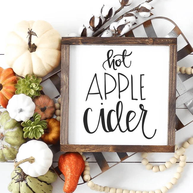 Hot Apple Cider Free Cut File for Silhouette and Cricut. PoofyCheeks.com #freecutfile #cutfile