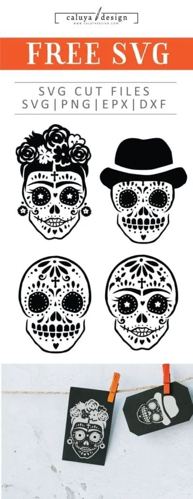 15 Free Halloween Cut Files for Cricut and Silhouette machines.